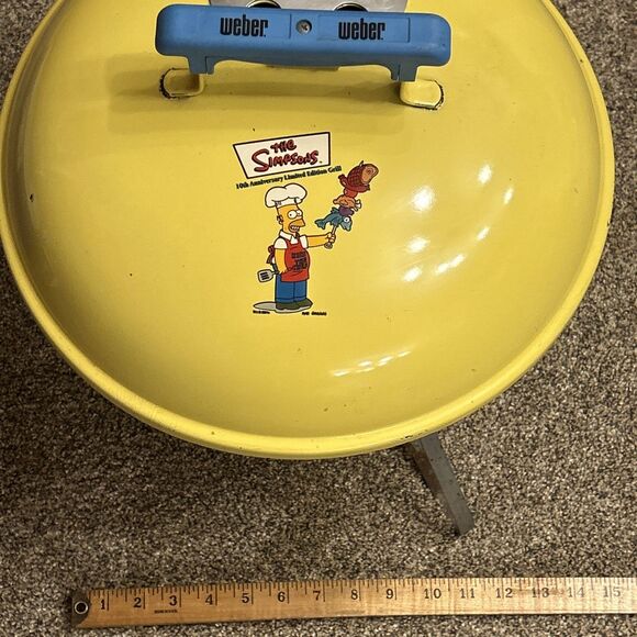 The Simpsons Weber Homers Smokey Joe 10th Anniversary Limited Edition Grill - Picture 12 of 13